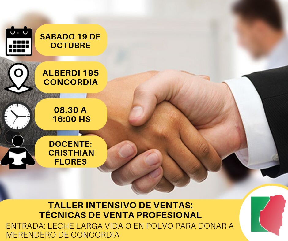 Taller Gratuito En Concordia Sobre “técnicas De Venta Profesional” Apaser 4519